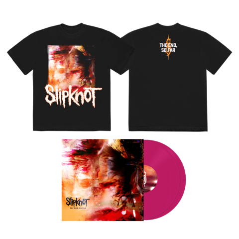 The End, So Far von Slipknot - Pink LP + T-Shirt II jetzt im Slipknot Store