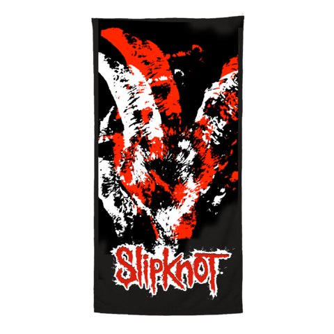 Goat Skull von Slipknot - Strandtuch jetzt im Slipknot - Shop Store