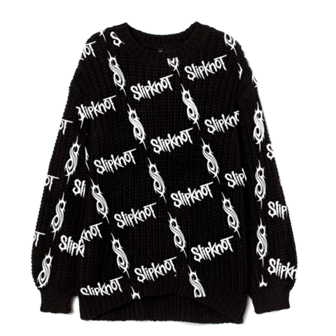 Black Jacquard Logo by Slipknot - Sweater - shop now at Slipknot store