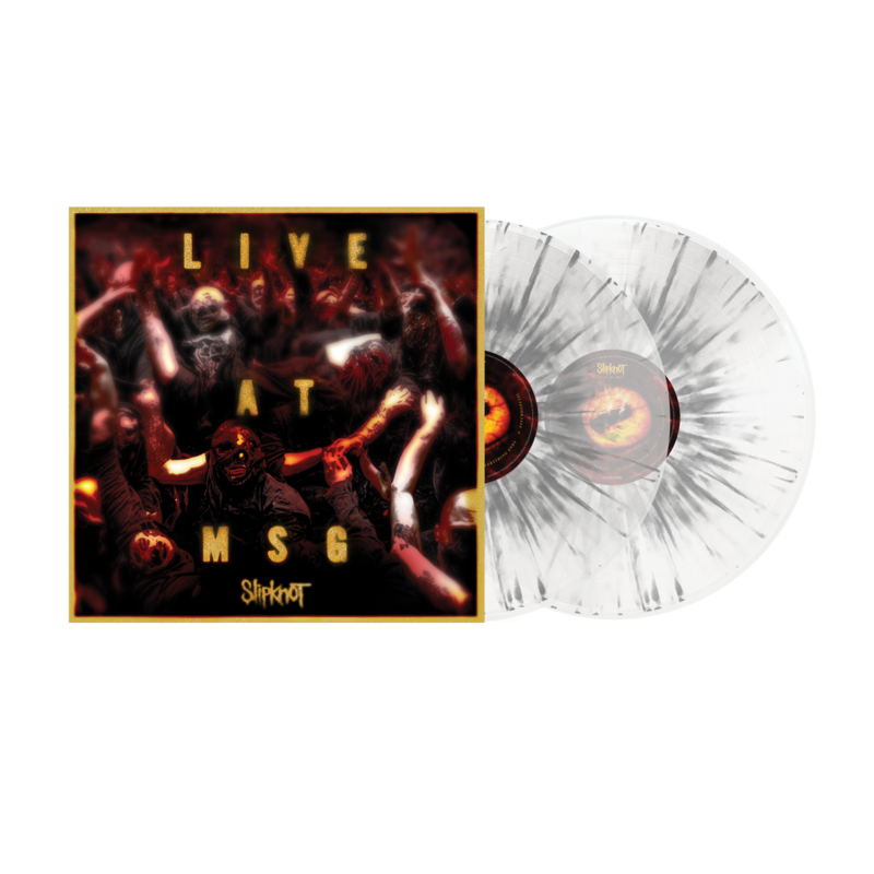 Slipknot Live at MSG by Slipknot - Clear with Silver Splatter 2LP - shop now at Slipknot store