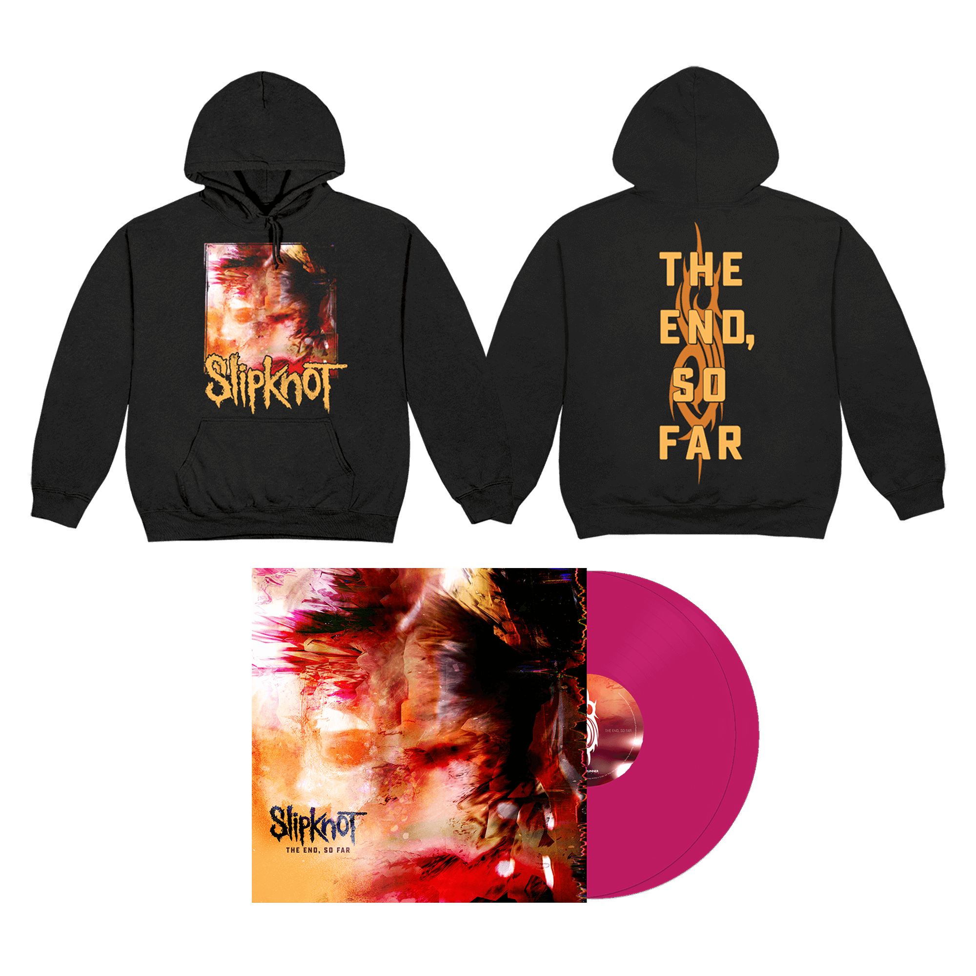 Slipknot The End So Far Pink LP + Hoodie 173728